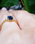 Real Sri Lanka sapphire ring