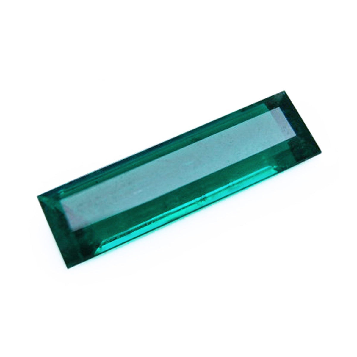 Muzo Colombian Baguette cut loose emerald