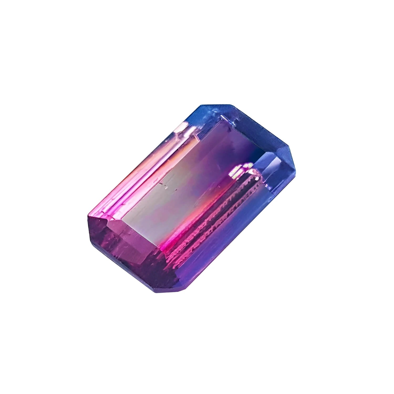 Brazilian Tourmaline Watermelon, 3.65 ct, with red-mint fire and soft blue-green ends.