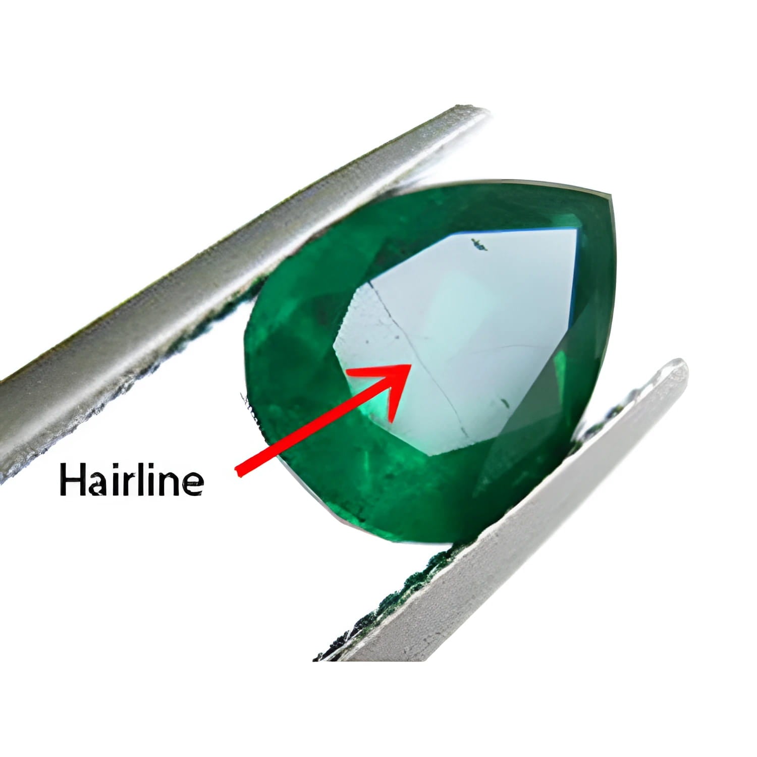 Synthetic filling for emeralds fractures is a common practice.