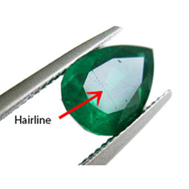 Synthetic filling for emeralds fractures is a common practice.