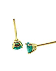 Real cocktail emerald earrings for girls