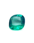 GIA certified cushion cut natural loose Colombian emerald, from the Muzo mines.