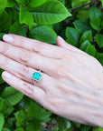 Cushion cut Women's emerald rings