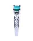 This affordable emerald ring is perfect for a Mother's Day gift.