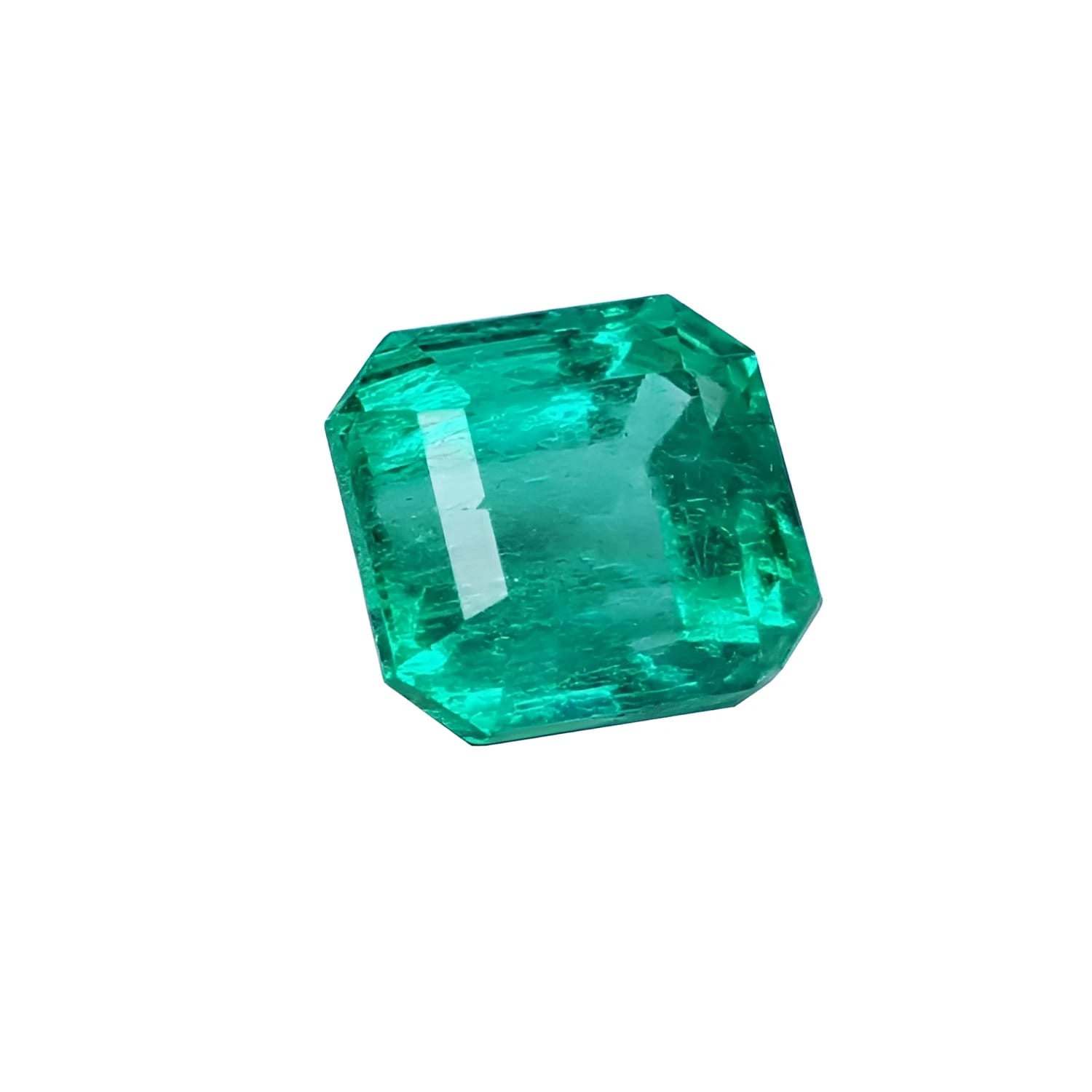 Emerald-cut Muzo Colombian loose emerald, for a unique design of ring, pendant or necklace at affordable price.