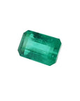 Emerald-cut natural loose colombian emerald, ideal for creating a custom pendant, necklace, or ring.