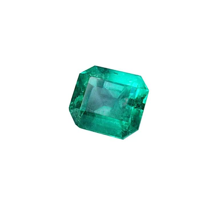 Emerald-cut loose natura colombian emerald rectangular emerald-cut, for the dream ring or necklace pendant.