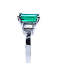 Colombian emerald ring