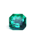 Gia certified loose colombian emerald square modified brilliant cut Muzo born edium-deep green very good brightness.