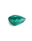 2.77 carat GIA certified loose Colombian emerald, pear cut, vivid deep bluish-green.