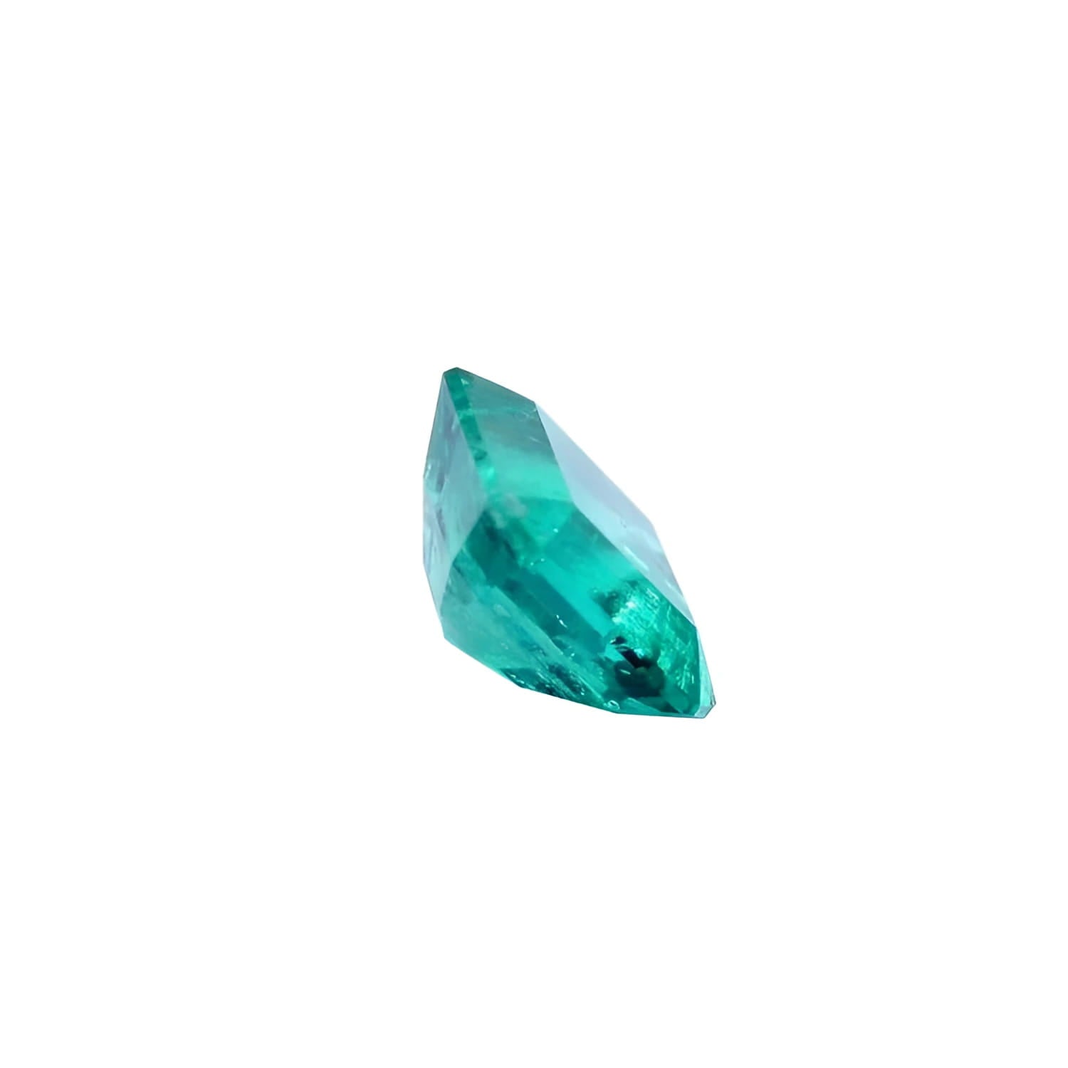 GIA certified 1.88 carat loose natural Colombian emerald with vibrant bluish-green hue.