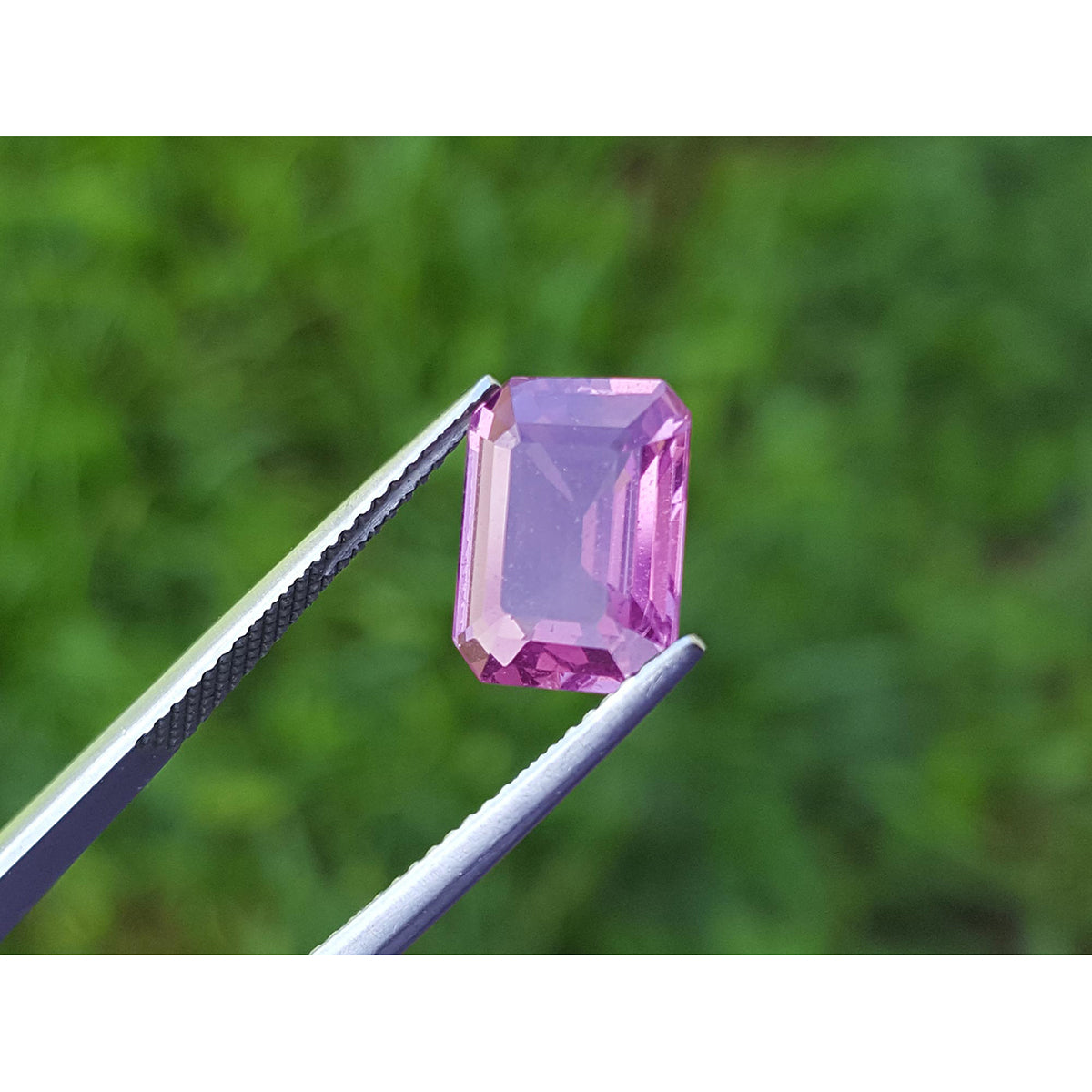4.05 ct. Natural Loose Pink Sapphire GIA Certified from Madagascar Emerald cut