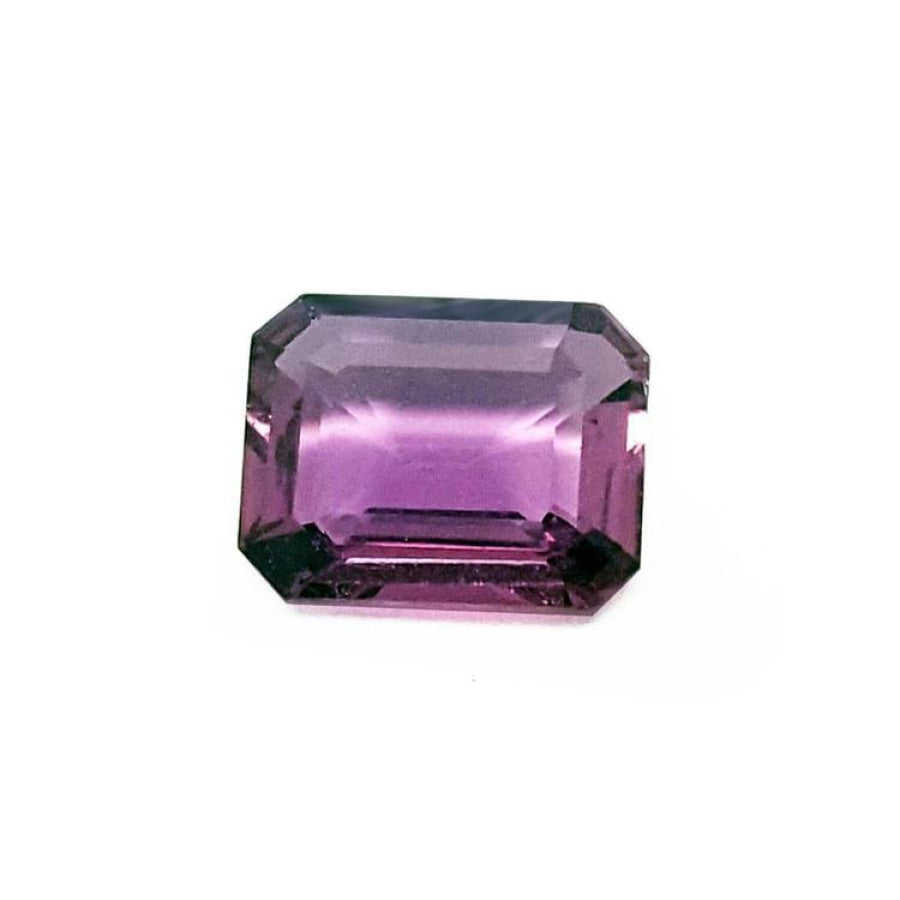 4.05 ct. natural loose pink sapphire GIA certified from Madagascar, and features a rectangular emerald (step) cut.
