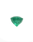 Muzo mine loose natural colombian emerald with gia report F2 round cut.