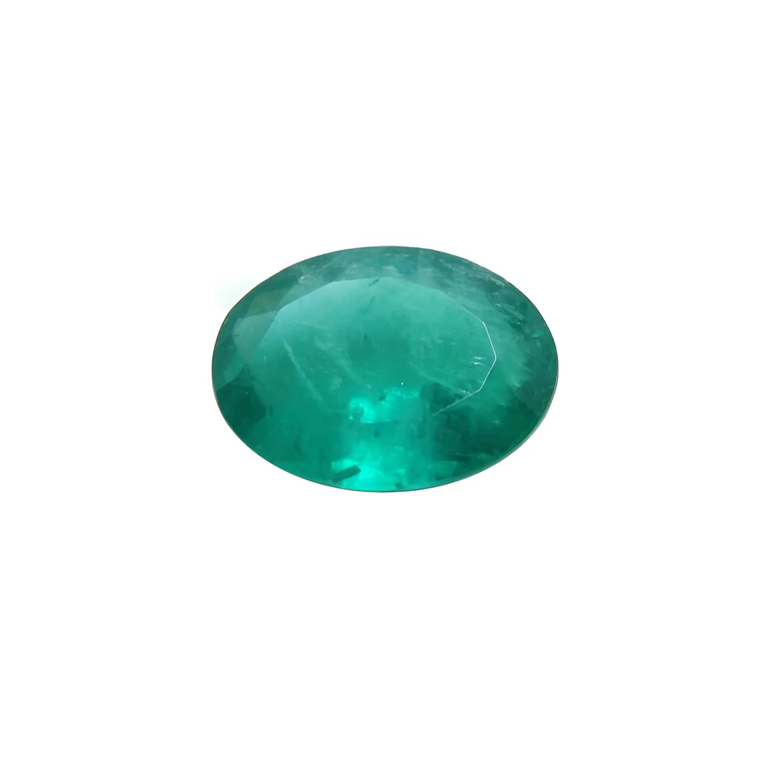 A GIA certified natural colombian emerald oval cut born in the Muzo mines.