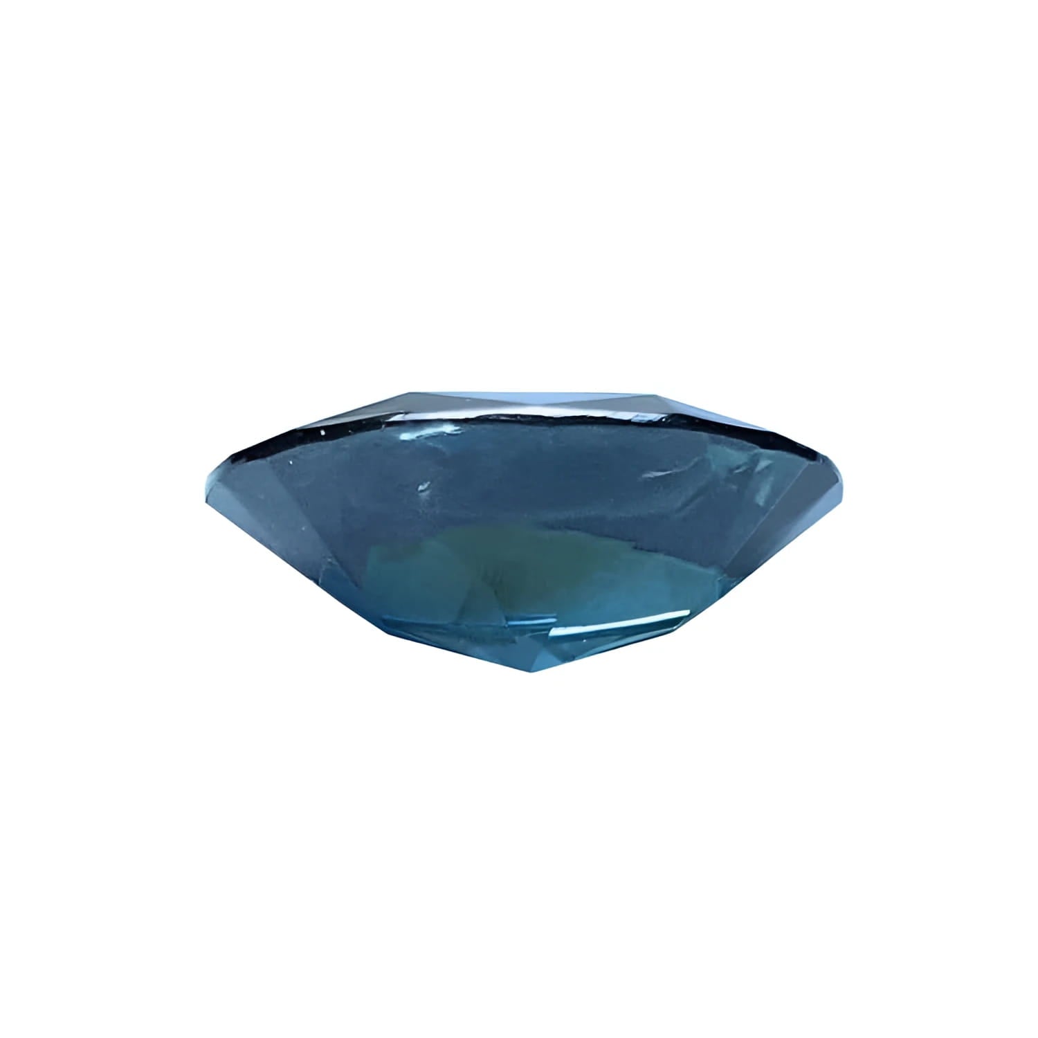 3.04 ct natural Australian deep blue greenish oval cut loose sapphire.