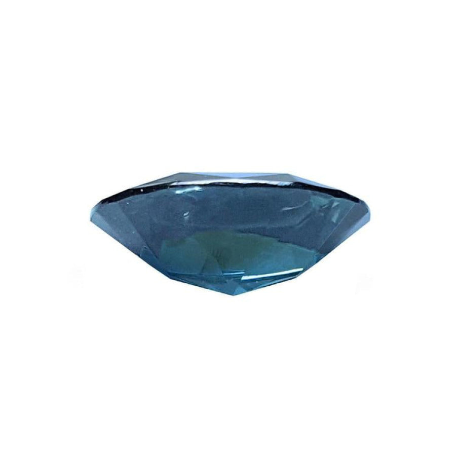 3.04 ct natural Australian deep blue greenish oval cut loose sapphire.