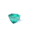 4.71 carat emerald-cut Colombian emerald with a medium bluish-green hue.