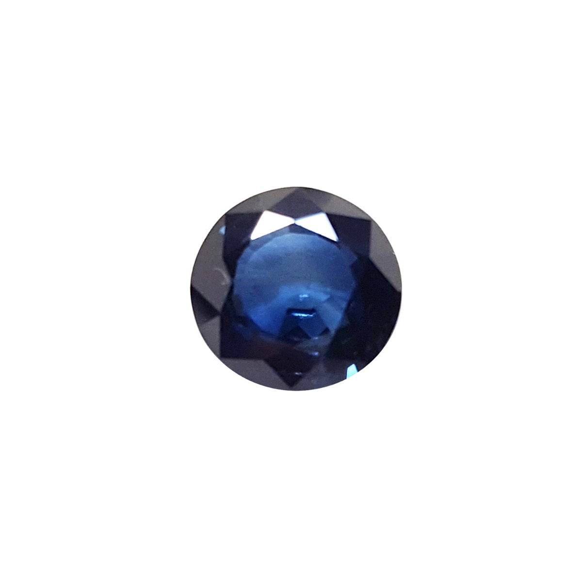 2.39 ct. Loose Round cut Intense Deep Blue Sapphire Sri Lanka for sale in USA