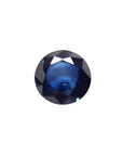 2.39 ct. Loose round cut blue sapphire Sri Lanka, features a rich, deep blue hue, ideal for creating a stunning halo ring or an elegant pendant necklace.