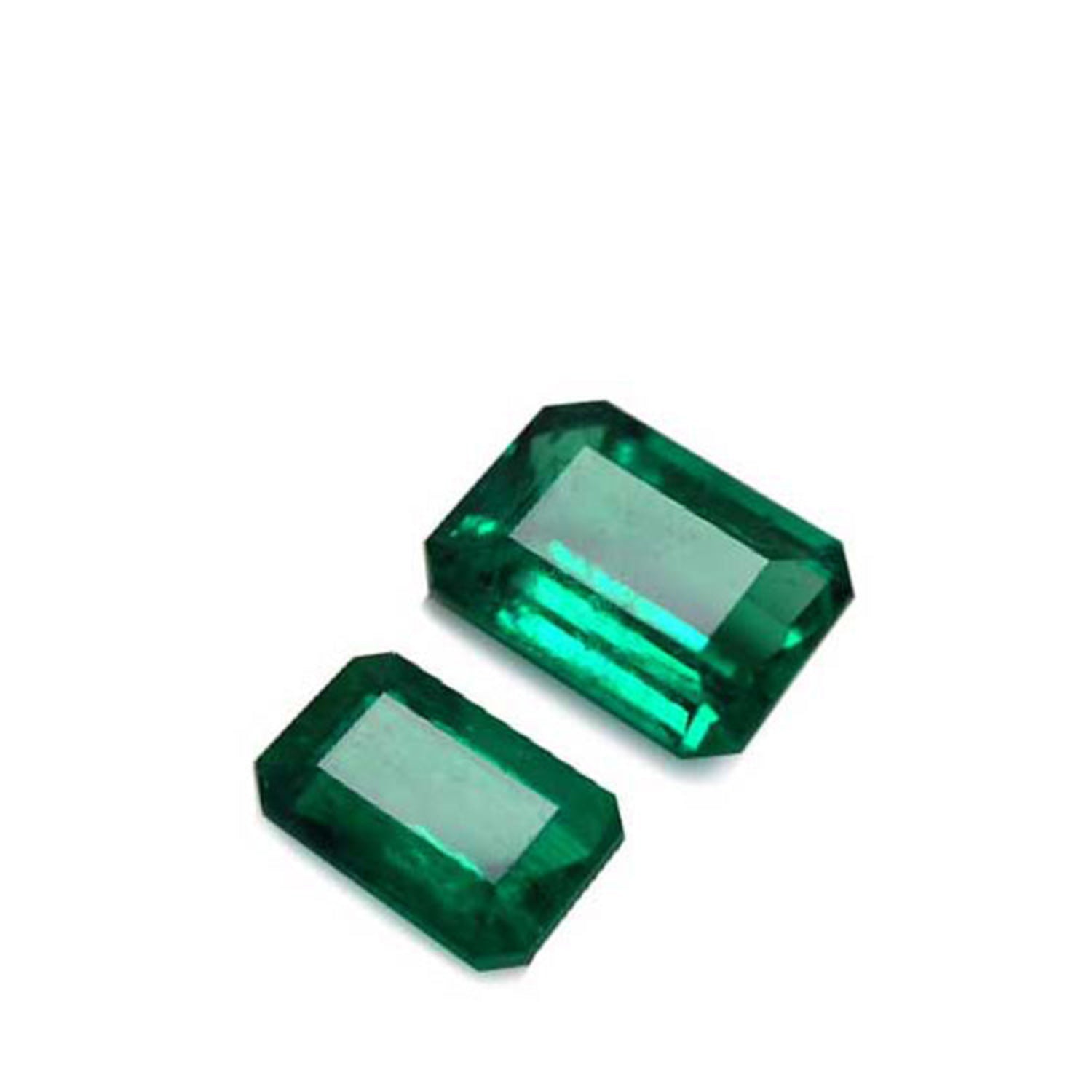 Fine collection of GIA certified natural loose colombian emeralds for sale in USA.