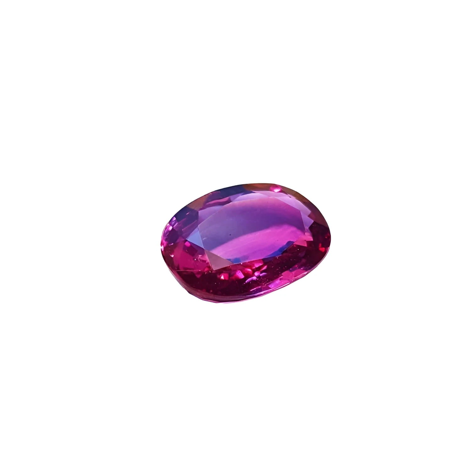 3.51 ct. loose natural pink sapphire, oval cut, with intense brilliance and eye-clean crystal.