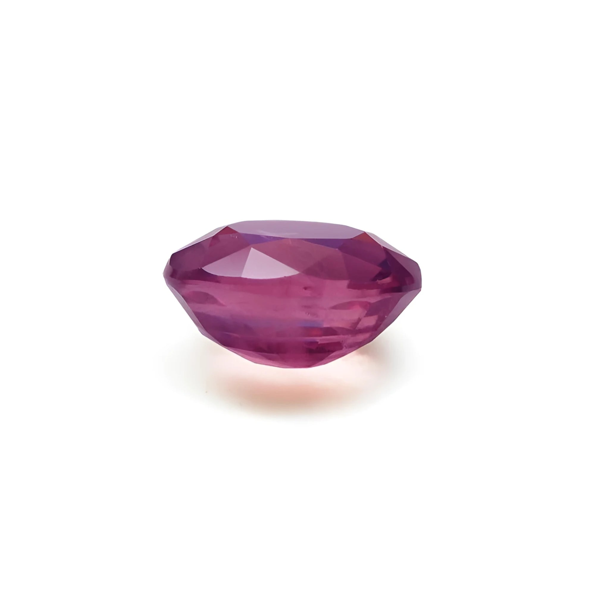 1.68 ct. oval-cut Burmese natural loose ruby with a medium deep red hue.