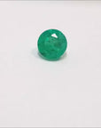 natural colombian emerald round cut GIA certified 1.68 ct.
