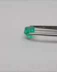 Gia certified loose natural colombian emerald from the Muzo mines.