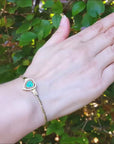 14k emerald bracelet for women