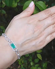 Real Colombian Emerald Bracelet 14k Gold