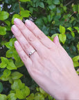 Princess cut Three Stone Diamond Ring