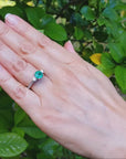 Colombian emerald ring