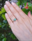 Inexpensive heart shaped emerald engagement ring