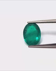 Gia certified natural colombian emerald fron the Muzo mines.