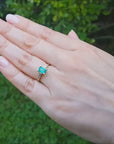 Emerald ring for mother's day