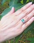 Ladies emerald ring