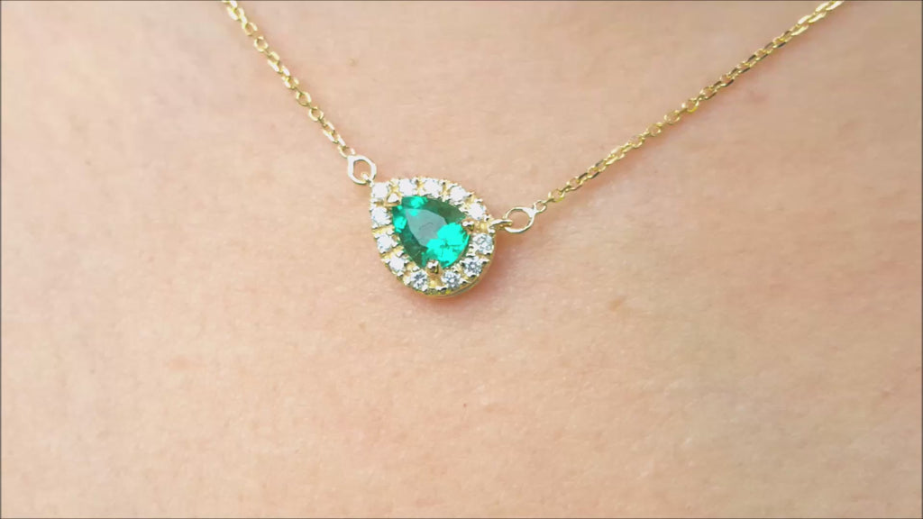 Real emerald necklaces