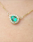 Real emerald necklaces