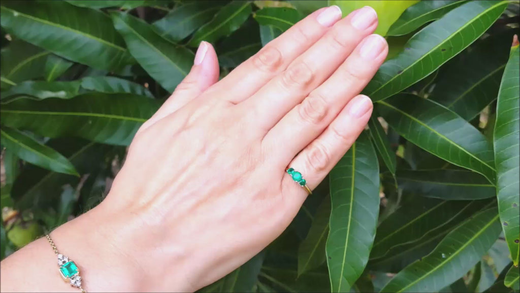 Lucida style emerald ring