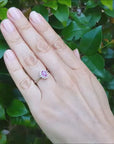 Natural Pink Sapphire Ring for Women