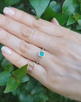 Inexpensive Colombian emerald ring