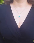 2.28 ct. Muzo Emerald Necklace