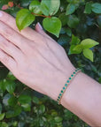 Natural Emerald Bangle Bracelet