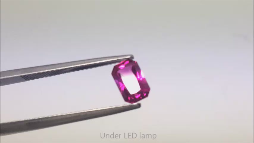 untreated loose pink sapphire