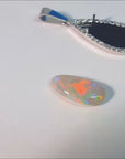 Genuine Australian opal pendant