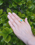 Mens emerald ring