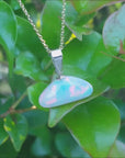 Opal pendant necklace