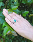 Anillo con esmeralda para dama